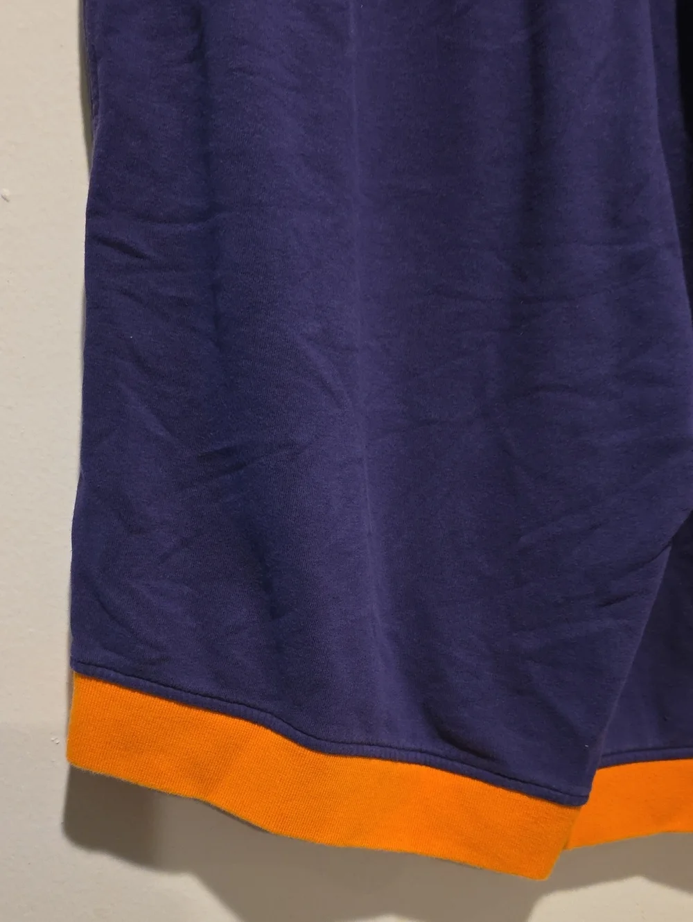 Jordan Men’s Purple and Orange Basketball Shorts Size Xl Extra Large Super Long